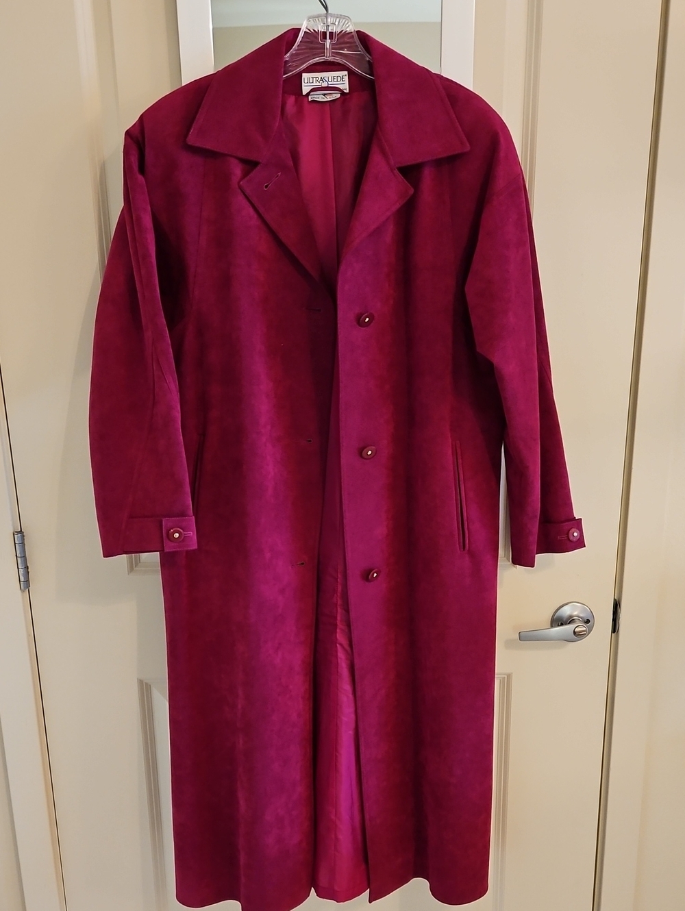 Vintage Count Romi all-weather trench coat  Ultrasuede Sz 4